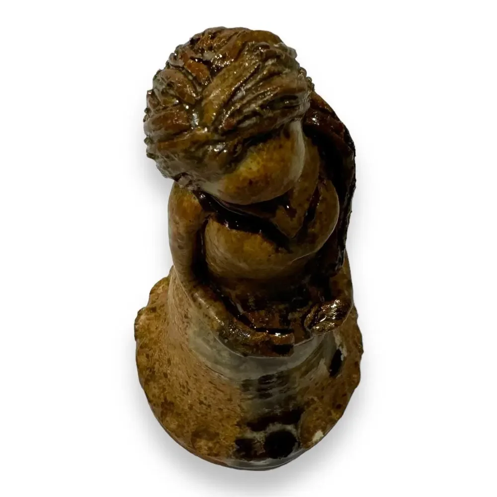 Pregnant Woman Mother Ceramic Figurine RLP